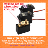 SERVO MG996R 180 ĐỘ, BÁNH RĂNG KIM LOẠI