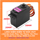 SERVO MG996R 360 ĐỘ, BÁNH RĂNG BÁN KIM LOẠI