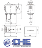 KCD-11 contact ON/OFF 10*15mm