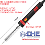 MỎ HÀN CHÌ 80W - ĐIỆN ÁP 220VAC (CÓ ĐÈN BÁO NGUỒN)