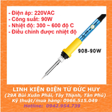 Mỏ hàn thiếc mỏ hàn chì 90W, điều chỉnh được nhiệt độ, 220VAC