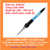 MỎ HÀN THIẾC 60W 220V, 200~450 ĐỘ C