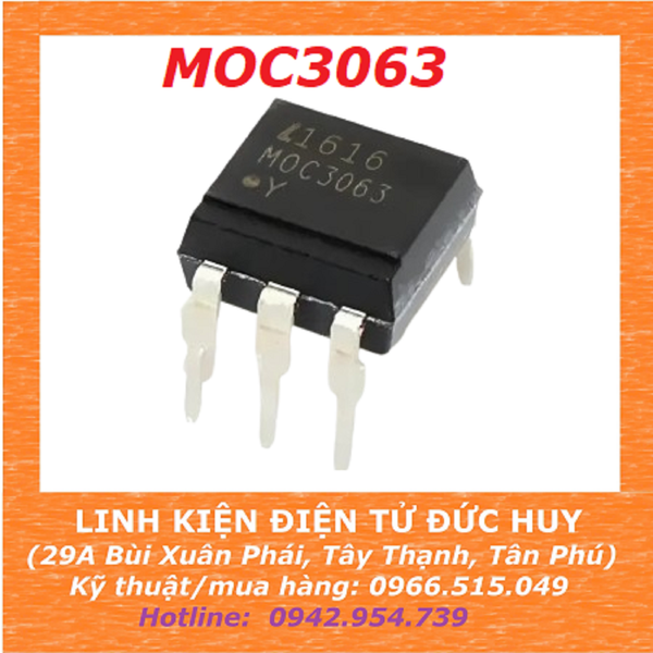 MOC3063 cách ly quang triac
