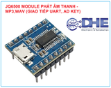 JQ6500 mạch kích phát âm thanh Mp3, giọng nói, cảnh báo, AI robot