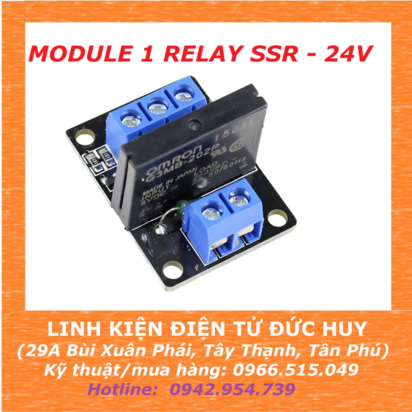 SSR SOLID STATE RELAY 24V (1 KÊNH)