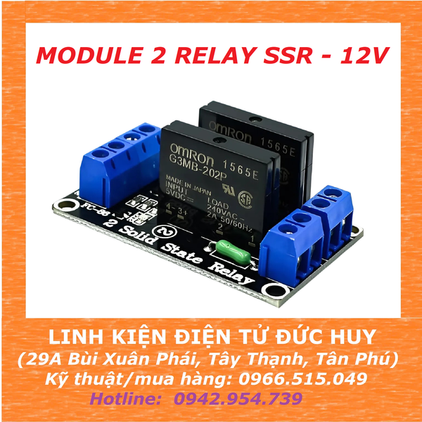 Module 2 relay SSR - 12V