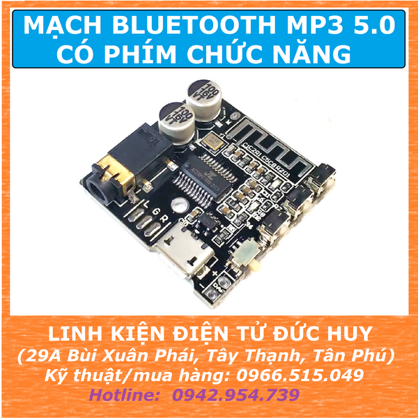 MẠCH GIẢI MÃ ÂM THANH MP3 BLUETOOTH 5.0 VHM 314 V2.0