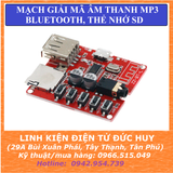 XY BTL MẠCH GIẢI MÃ BLUETOOTH 4.1 MP3 HÕ TRỢ USB , THẺ NHỚ