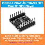 DFPlayer Mini mạch kích phát giọng nói âm thanh MP3 từ thẻ nhớ