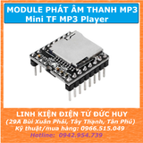 DFPlayer Mini mạch kích phát giọng nói âm thanh MP3 từ thẻ nhớ