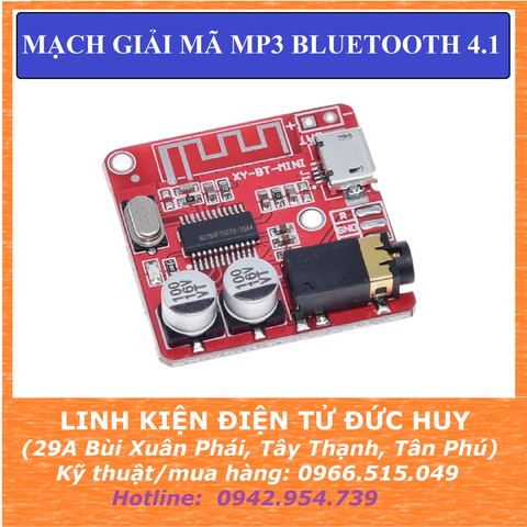XY BT MINI MẠCH MP3 BLUETOOTH 4.1