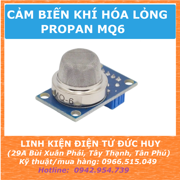 MQ6 Cảm biến khí Propan hóa lỏng