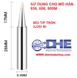 MŨI HÀN 900M, 936 -  QUICK 936, HAKKO 936, 806...