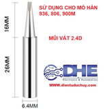 MŨI HÀN 900M, 936 -  QUICK 936, HAKKO 936, 806...