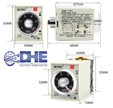 ST3P A-A, TIMER ON,TIMER ĐIỀU CHỈNH THỜI GIAN 0 - 0.5S/ 5S/ 30S/ 3 PHÚT
