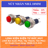 Nút nhấn nhả phi 10mm DS 316