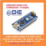 ARDUINO Nano V3.0 ATMEGA328 FT232RL (Hàn chân sẵn)