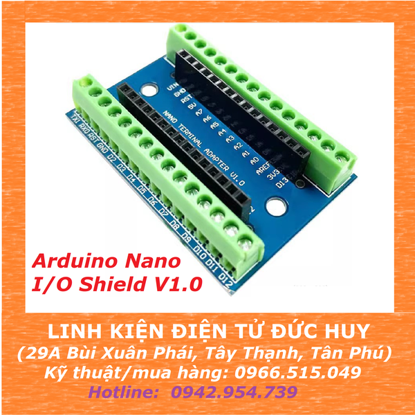 Đế ra chân NANO I/O SHIELD V1.0
