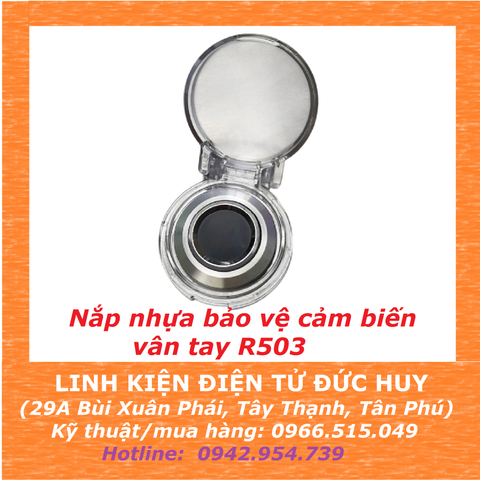 Nắp bảo vệ module nhận dạng vân tay điện dung R503