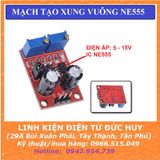 Mạch Tạo Xung Vuông NE555, ngõ ra trigger, ứng dụng PWM....