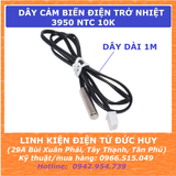 Dây cảm biến nhiệt độ NTC 3950 10K dài 1m (chính xác 1%)