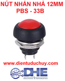 Nút nhấn nhả 12MM PBS 33, Đỏ Vàng Xanh lá