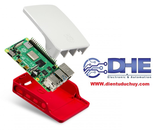 CASE VỎ HỘP RASPBERRY PI 4 NHỰA CAO CẤP MÀU ĐỎ - TRẮNG