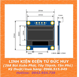 MÀN HÌNH OLED 0.96'' GIAO TIẾP I2C 128 X 64