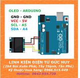 MÀN HÌNH OLED 0.96'' GIAO TIẾP I2C 128 X 64