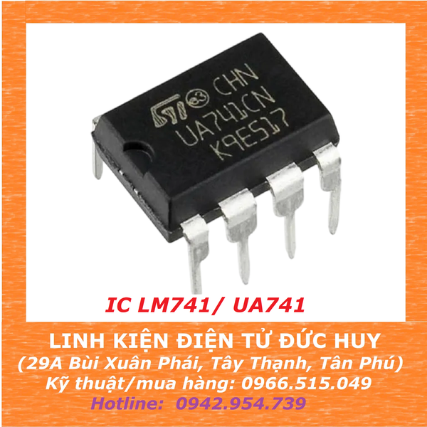 IC OPAMP UA741 LM741 741