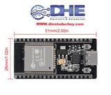 NODEMCU ESP32 ESP WROOM 32 38P, CP2102 - TYPE C USB