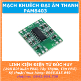 PAM8403 Mạch khuếch đại âm thanh không có điều chỉnh volume