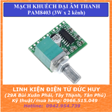 PAM8403 Mạch khuếch đại âm thanh - Có điều chỉnh volume 6W (ngõ ra 2 kênh)