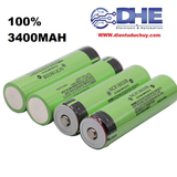 1 PIN SẠC 18650 PANASONIC ĐẦU LỒI NHẬP KHẨU CHẤT LƯỢNG CAO - DUNG LƯỢNG 100% ĐỦ 3400maH - 3.7V - DÒNG XẢ LIÊN TỤC 5A