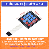 BÀN PHÍM MA TRẬN MỀM 4x4