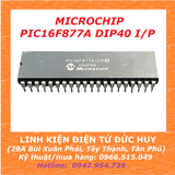 PIC 16F877A DIP40 I/P Vi điều khiển 8bit Microchip
