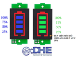 MẠCH BÁO DUNG LƯỢNG PIN, 1S - 8S, TẤT CẢ TRONG MỘT - MÀU XANH LÁ CÂY
