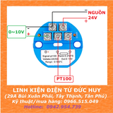 MẠCH CHUYỂN ĐỔI NHIỆT ĐỘ RTD PT100 2 DÂY SANG ĐIỆN ÁP , 0 ~ 10V