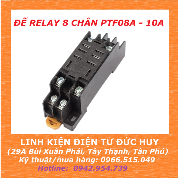 LY2NJ PTF08A  ĐẾ RELAY 8 CHÂN, 10A