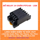 LY4NJ PTF14A  ĐẾ RELAY 14 CHÂN, 10A