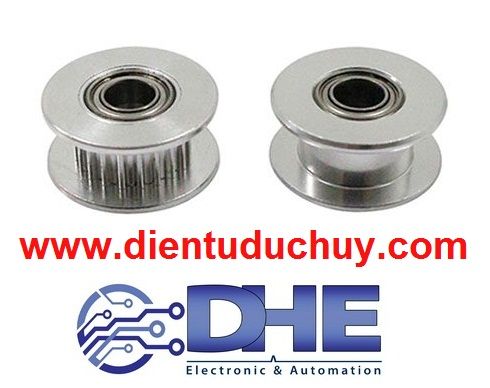 Ròng rọc trơn GT2 - trục 3mm - rộng 6mm
