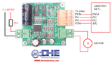 MẠCH CÔNG SUẤT DRIVER ĐIỀU KHIỂN TỐC ĐỘ ĐỘNG CƠ DC, DÒNG TỐI ĐA 20A, ĐIỆN ÁP TỐI ĐA 36V (ĐẶT HÀNG 15 NGÀY)