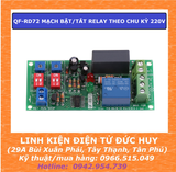 QF RD72 MẠCH BẬT TẮT RELAY THEO CHU KỲ 220VAC