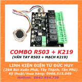 MẠCH CẢM BIẾN VÂN TAY ĐIỀU KHIỂN NHIỀU THIẾT BỊ  R503 + K219