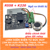Combo mạch cảm biến và giải mã vân tay R558 với K220