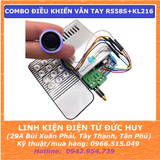 Combo mạch cảm biến và giải mã vân tay R558S với KL216, có remote cài đặt