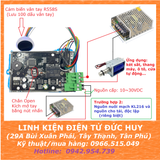 Combo mạch cảm biến và giải mã vân tay R558S với KL216, có remote cài đặt