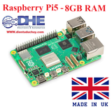 MÁY TÍNH NHÚNG RASPBERRY PI 5 8GBRAM (CHÍNH HÃNG U.K)