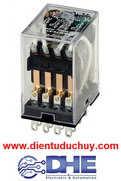 Relay kiếng 14 chân - 24VDC - 5A - MY4N