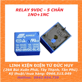 Relay 9VDC, 5 CHÂN (1NO+1NC)